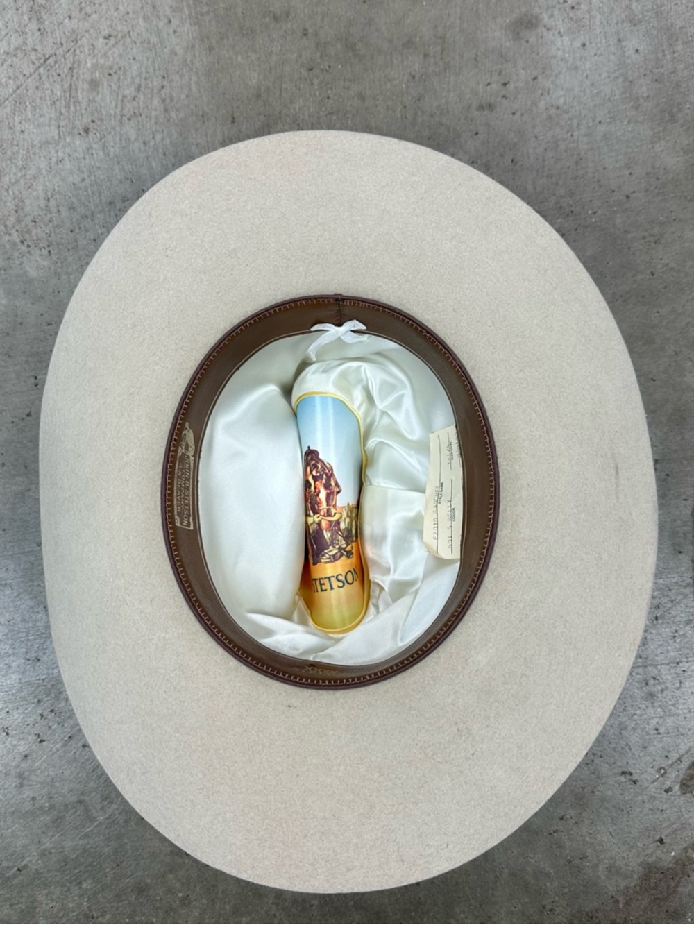 Vintage Stetson Rancher Silverbelly 4 X Beaver Cowboy Hat - Picture 6 of 11